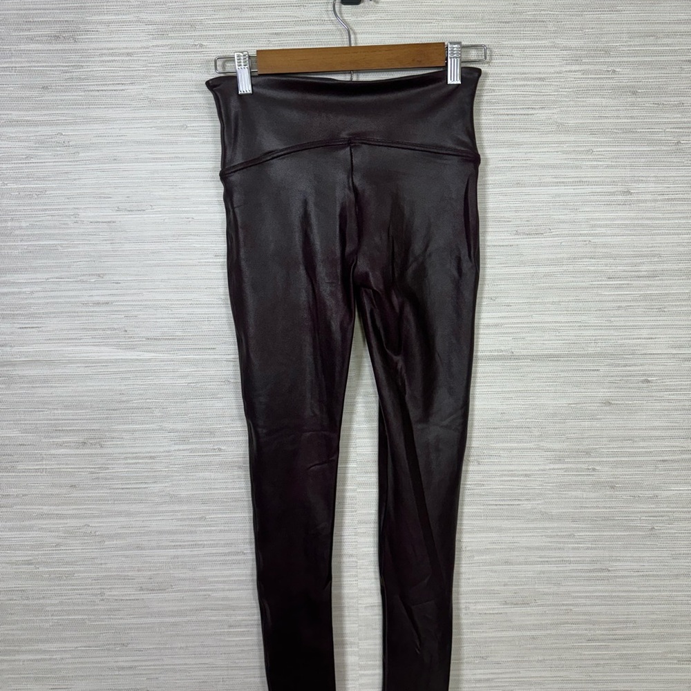 Lot of 3 Spanx Faux Leather Leggings Size Medium - Picture 6 of 11